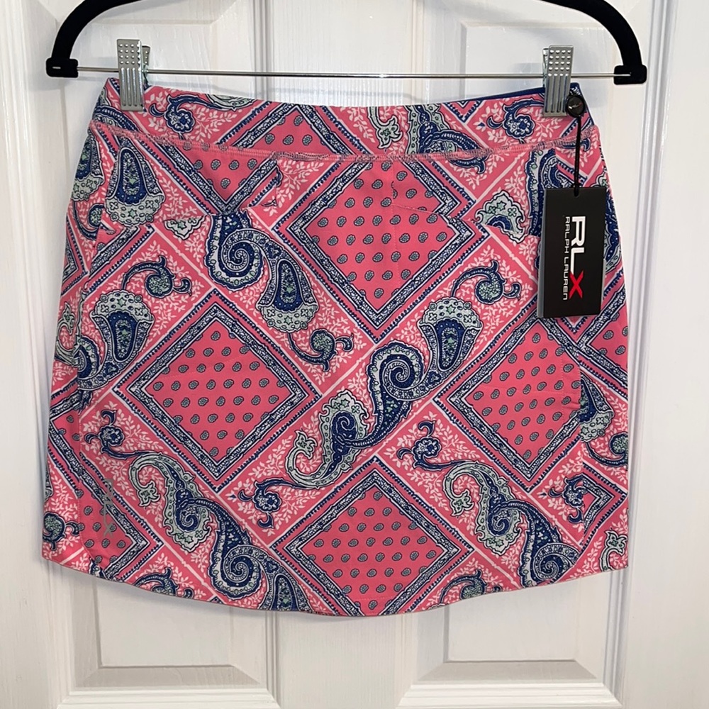 RALPH LAUREN PRINTED SKORT